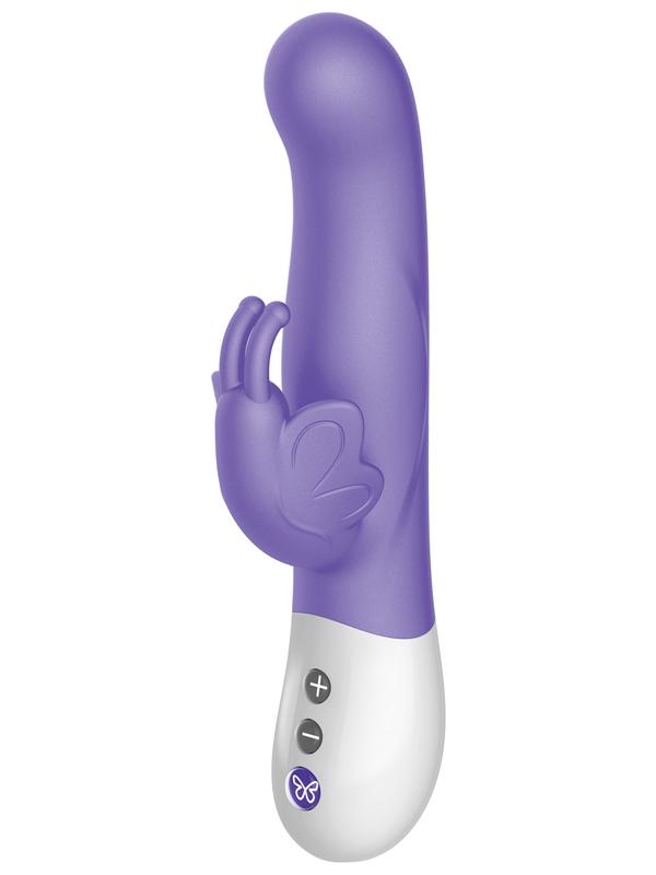 Vibrating Butterfly Dual Stim Vibe-Purple The Rabbit Company