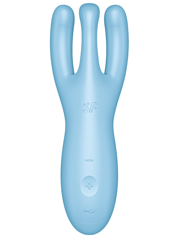 Satisfyer Threesome 4 App Control Stimulator - Blue Satisfyer