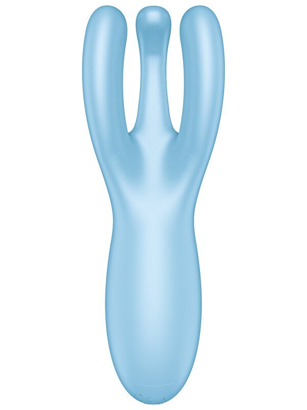 Satisfyer Threesome 4 App Control Stimulator - Blue Satisfyer