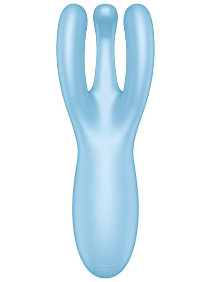 Satisfyer Threesome 4 App Control Stimulator - Blue Satisfyer