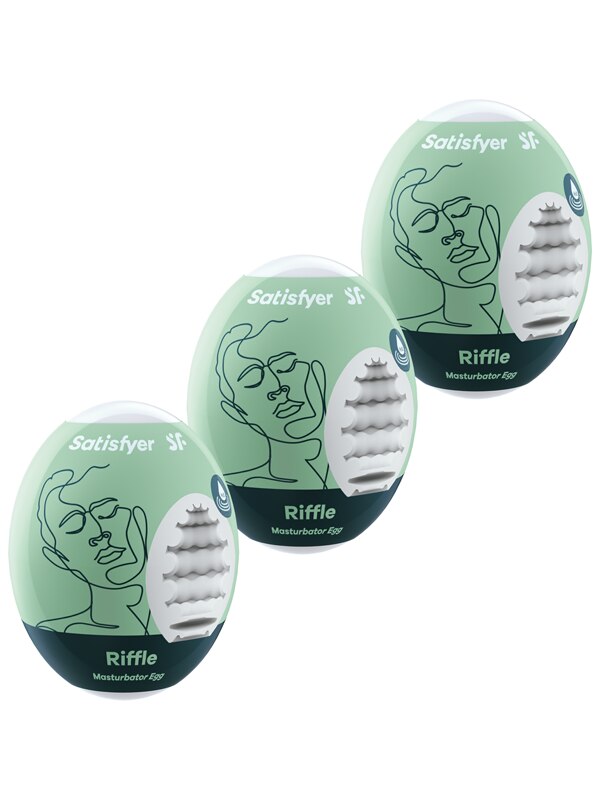 Satisfyer Masturbator Eggs 3-Pack - Riffle Satisfyer