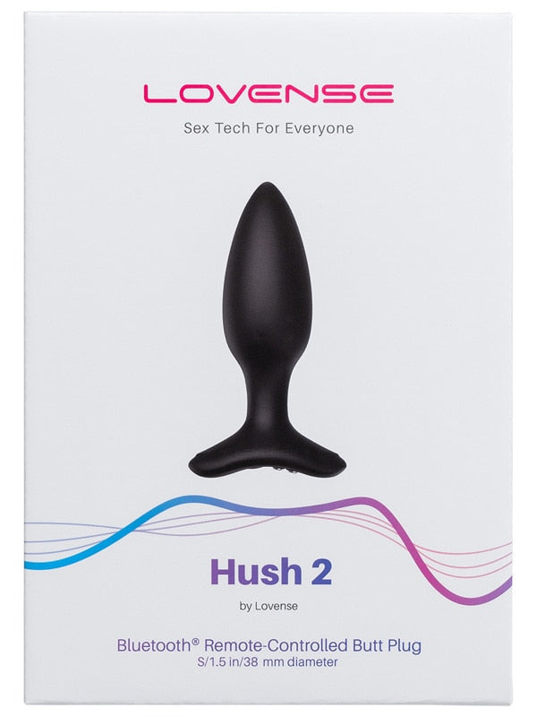 Hush 2 By Lovense Vibrating Butt Plug - 1.5 Lovense