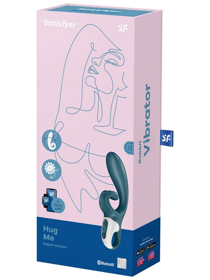 Satisfyer Hug Me Rabbit Vibe App Control - Turquoise Satisfyer