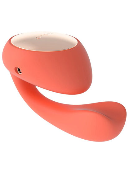 Lelo Ida Wave Powerful Vibrator Stimulator Massager Ultimate Comfort Body Safe Silicone - Coral Red Lelo