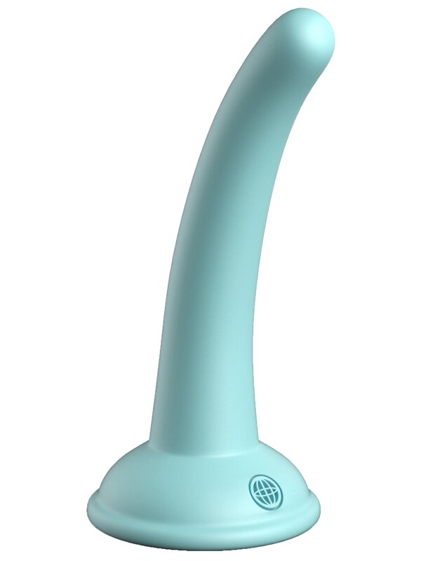 Dillio Platinum Curious Five 5in Teal Dildo Pipedreams