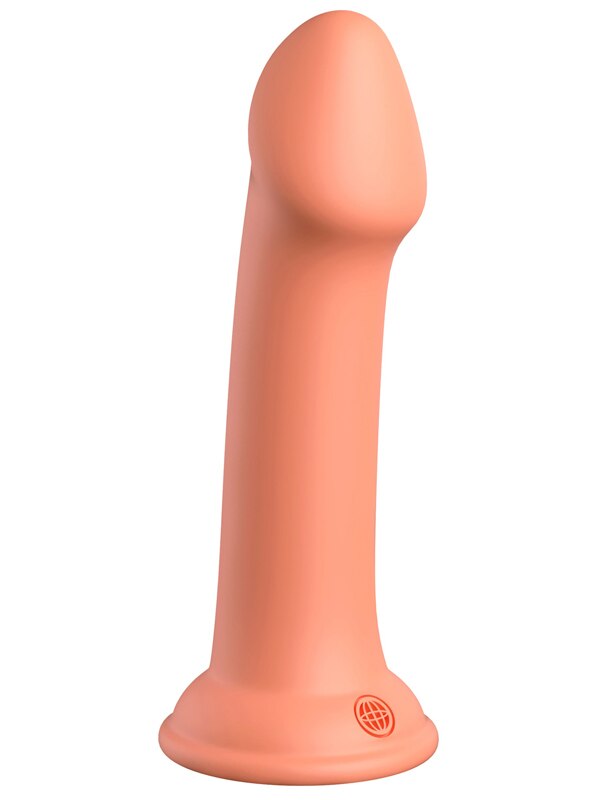 Dillio Platinum Big Hero 6in Peach Dildo pipedreams