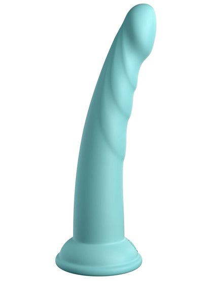 Dillio Platinum Slim Seven - Teal - Teal 17.8 cm (7'') Dong Pipedream