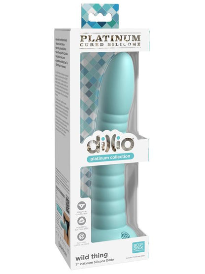 Dillio Platinum Wild Thing - Teal - Teal 17.8 cm (7'') Dong Pipedream