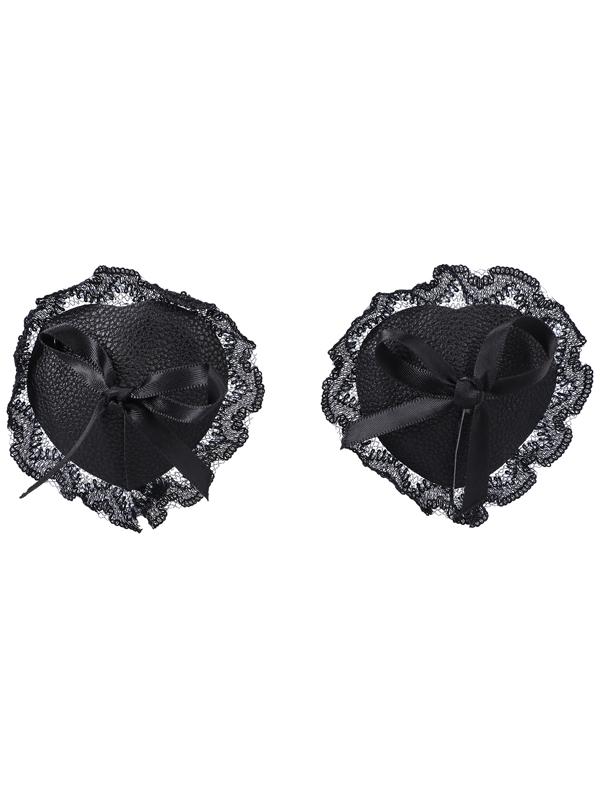 Lace Nipple Pasties In A Bag Black Doc Johnson