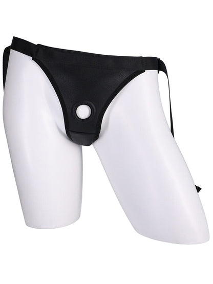 Harness & Dong In A Bag Black Doc Johnson