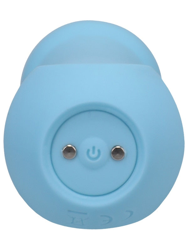 RITUAL Euphoria Rechargeable Silicone Wand Vibe Blue Doc Johnson