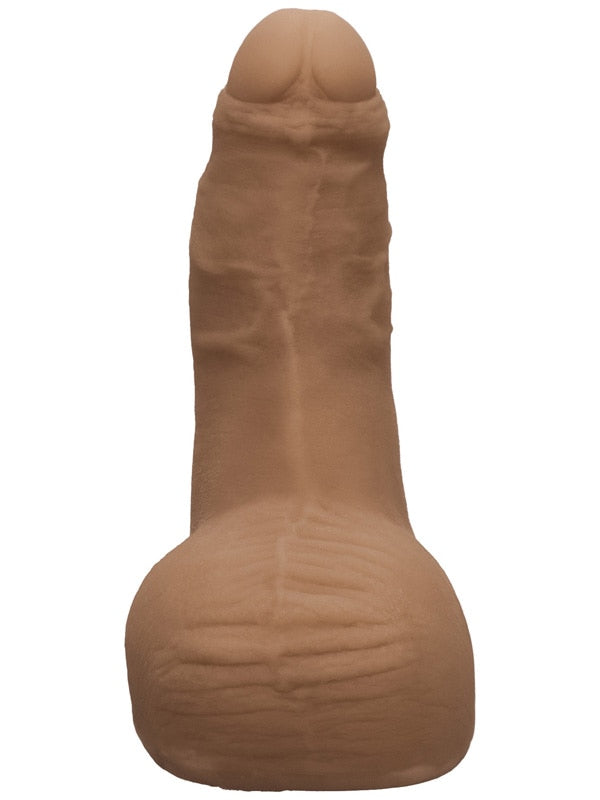 Signature Cocks Leo Vice 6 Inch ULTRASKYN Cock with Removable Vac-U-Lock Suction Cup Caramel Vac U Lock