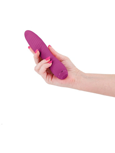 Obsessions Clyde - Dark Pink - Dark Pink 17.2 cm USB Rechargeable Vibrator NS Novelties