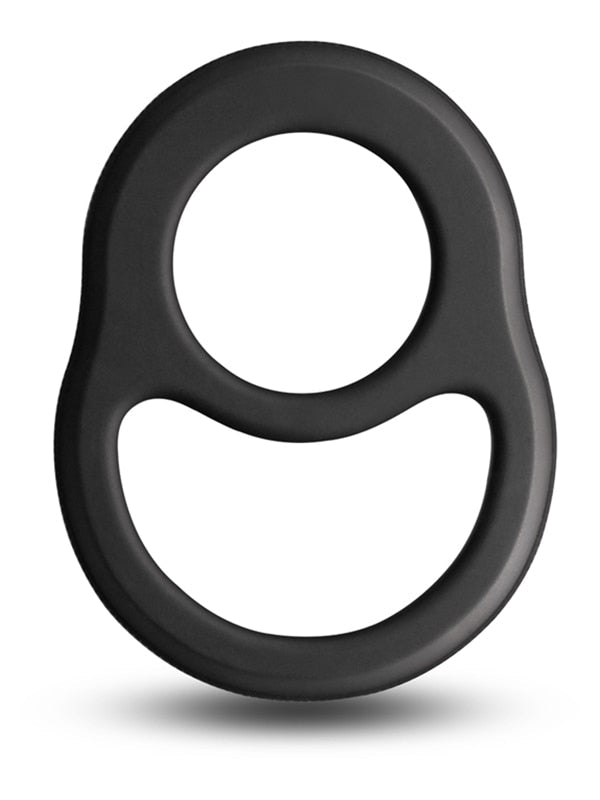 Renegade Cradle - Black - Black Cock & Balls Ring NS Novelties