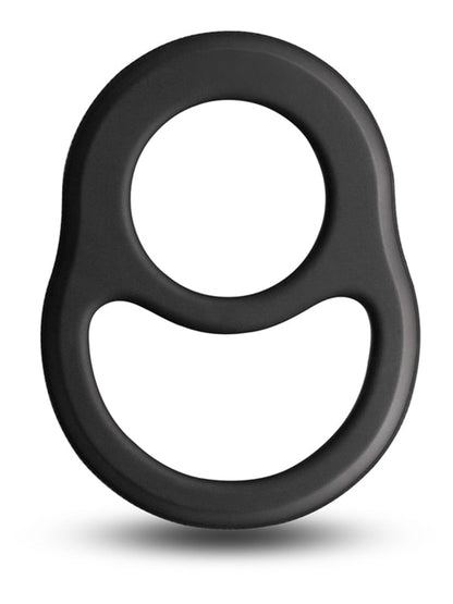 Renegade Cradle - Black - Black Cock & Balls Ring NS Novelties
