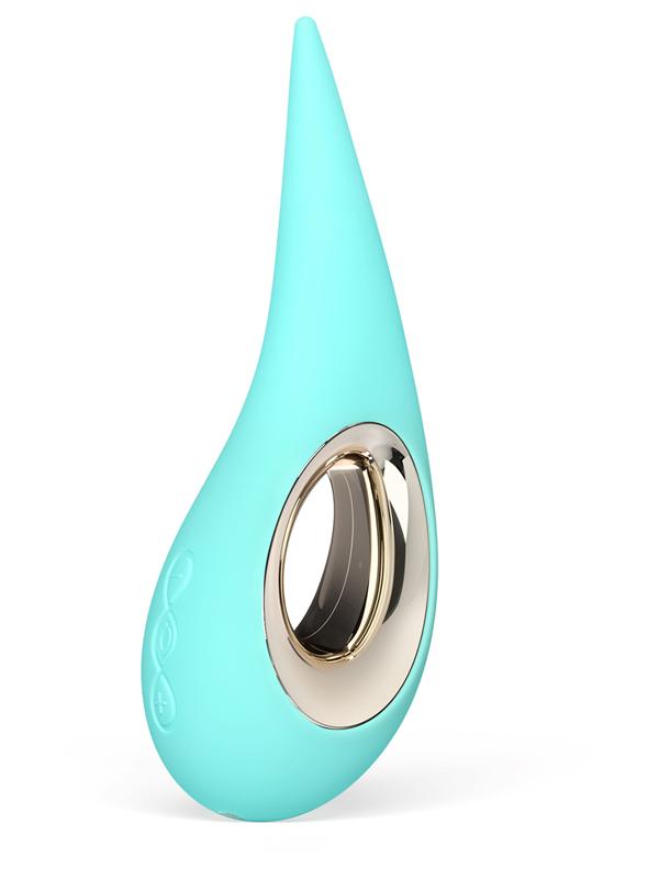 Lelo Dot High-Tech Suction Intense Vibrator Stimulator Totally Waterproof Design - Aqua Lelo