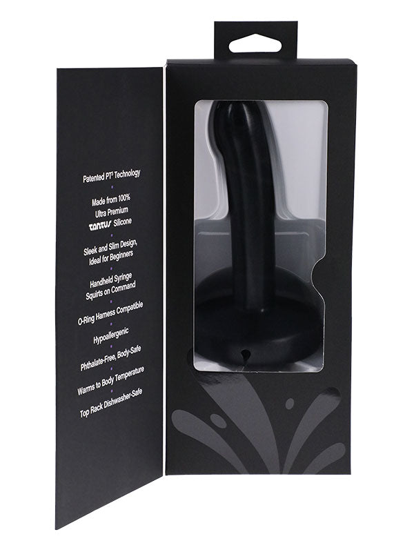 POP slim by TANTUS Squirting Dildo Midnight Tantus