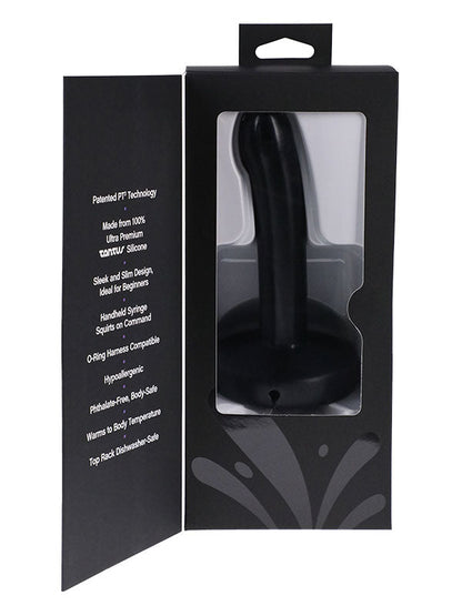 POP slim by TANTUS Squirting Dildo Midnight Tantus