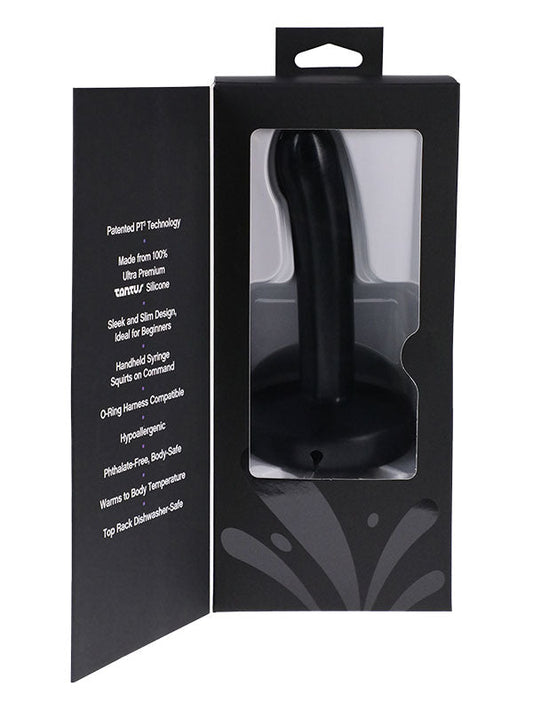 POP slim by TANTUS Squirting Dildo Midnight Tantus