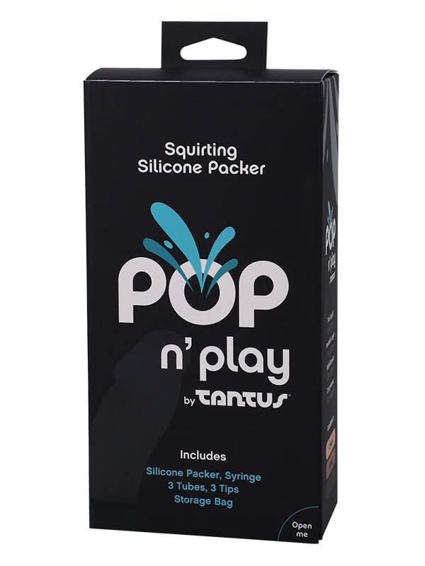 POP N Play by TANTUS Squirting Packer Espresso Tantus