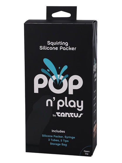POP N Play by TANTUS Squirting Packer Espresso Tantus