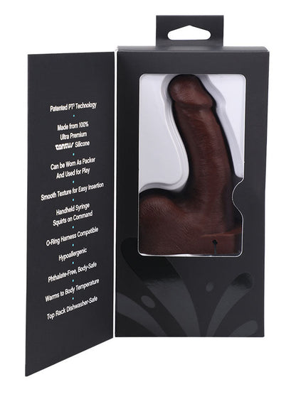 POP N Play by TANTUS Squirting Packer Espresso Tantus