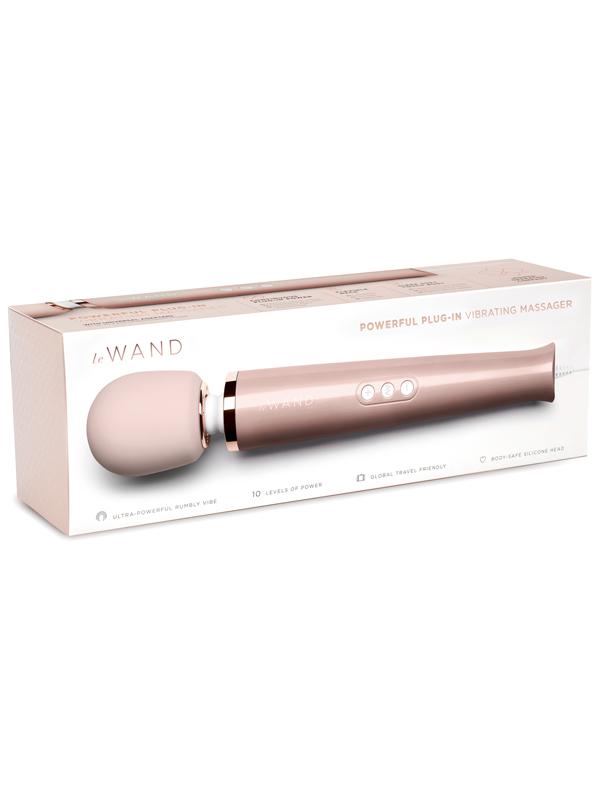 Le Wand Plug-in Vibrating Massager Rose Gold Le Wand