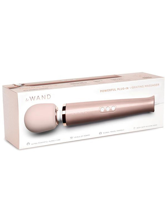 Le Wand Plug-in Vibrating Massager Rose Gold Le Wand