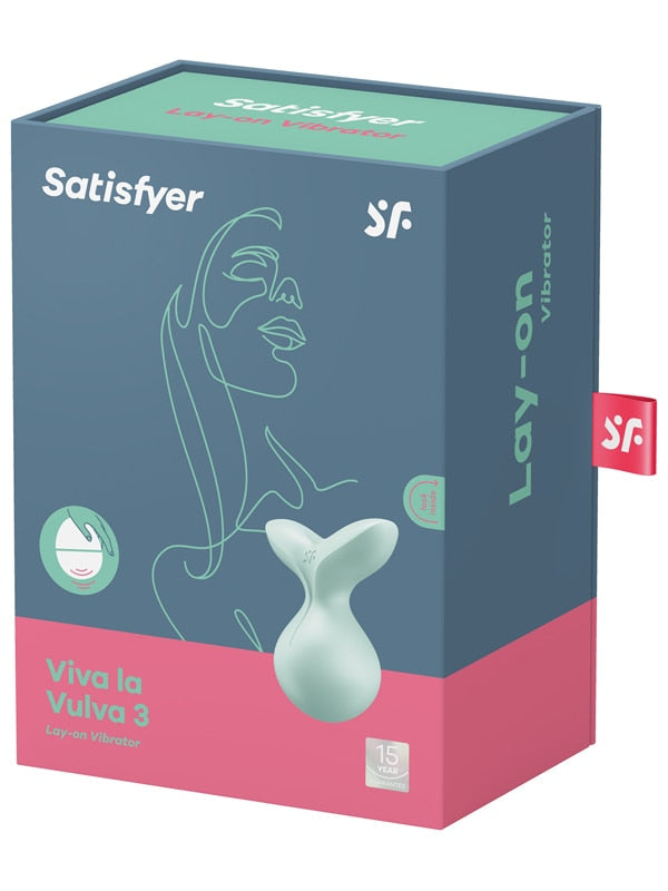 Satisfyer Viva La Vulva 3 Vibrator Stimulator - Mint Satisfyer