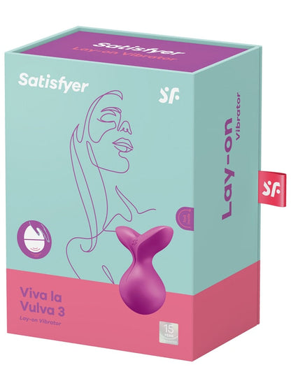 Satisfyer Viva La Vulva 3 Vibrator Stimulator - Violet Satisfyer