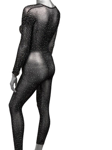 Radiance Plus Size Crotchless Full Body Suit CalExotics