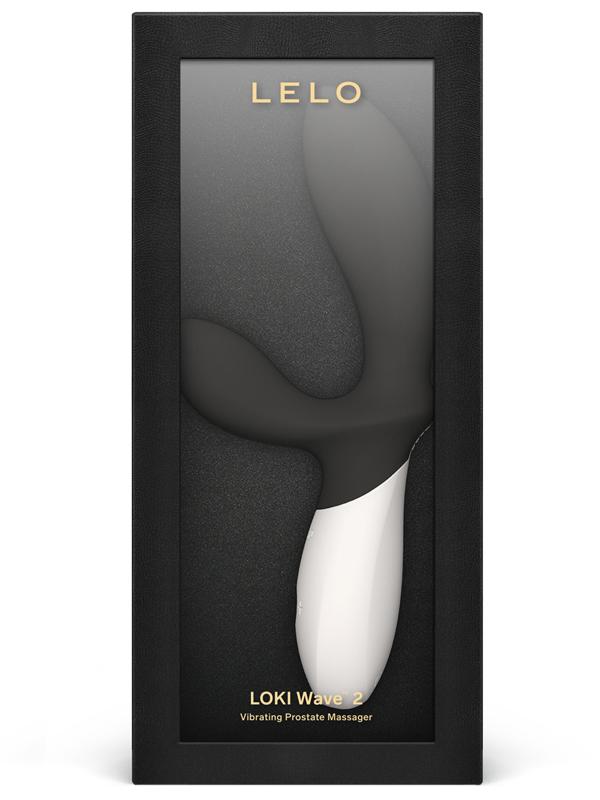 Loki Wave 2 New Generation Legendary Prostate Massager Powerful Vibrator - Black Lelo