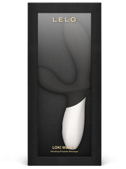 Loki Wave 2 New Generation Legendary Prostate Massager Powerful Vibrator - Black Lelo