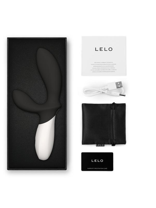 Loki Wave 2 New Generation Legendary Prostate Massager Powerful Vibrator - Black Lelo