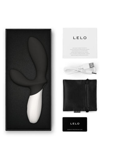 Loki Wave 2 New Generation Legendary Prostate Massager Powerful Vibrator - Black Lelo