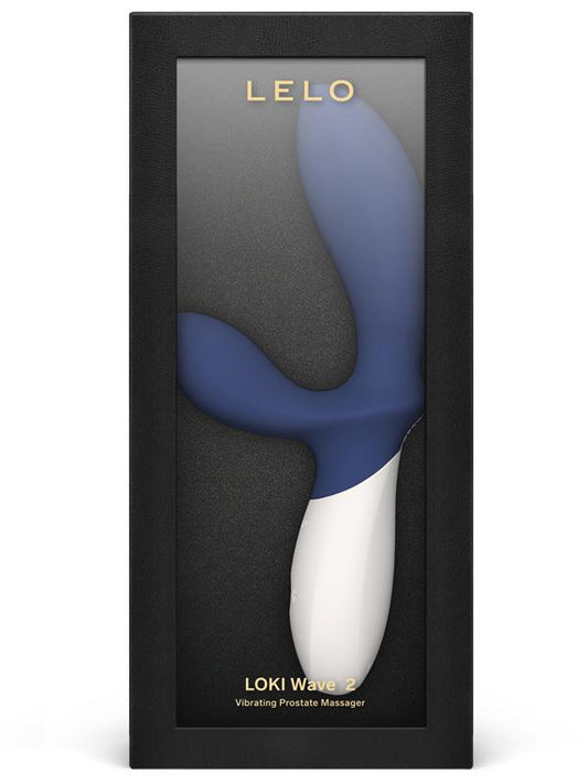 Loki Wave 2 New Generation Legendary Prostate Massager Powerful Vibrator - Base Blue Lelo