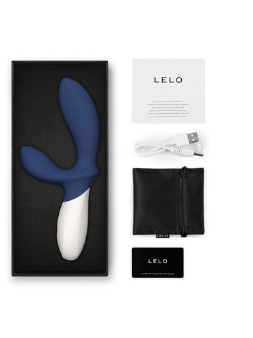 Loki Wave 2 New Generation Legendary Prostate Massager Powerful Vibrator - Base Blue Lelo