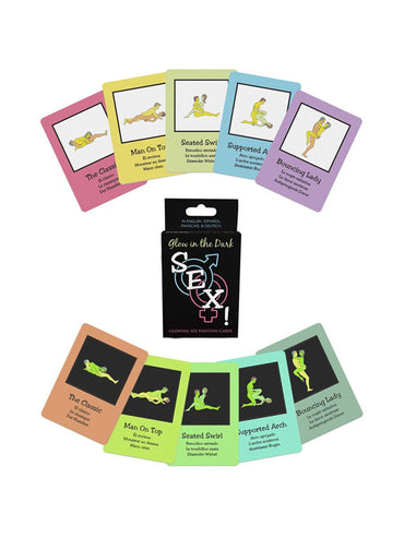 Glow In The Dark Sex Cards - Club X