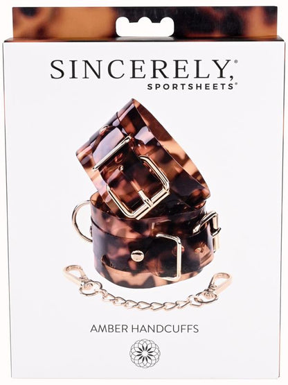 Amber Hand Cuffs Sportsheets