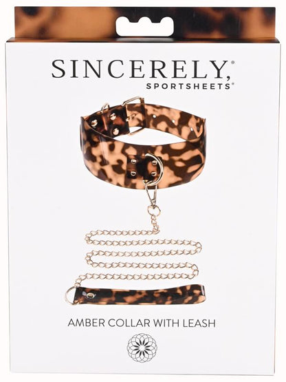 Amber Collar and Leash Sportsheets