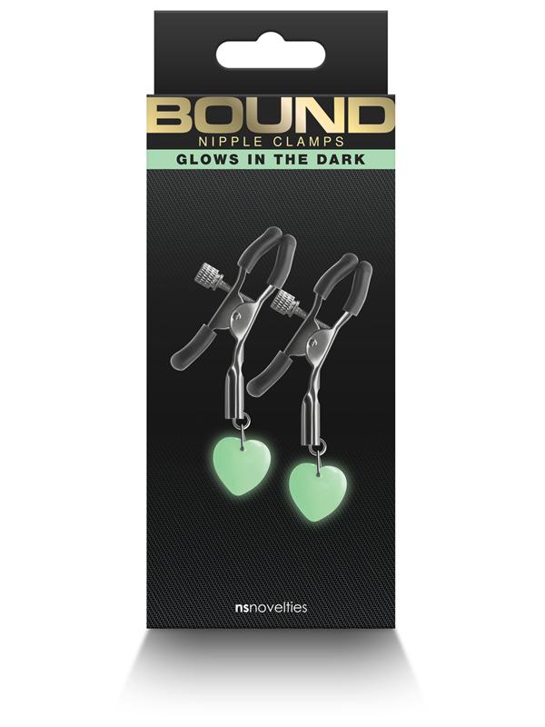 Bound Nipple Clamps G3 Gunmetal NS Novelties