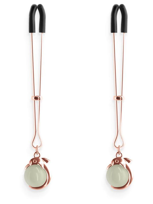 Bound Nipple Clamps G1 Rose Gold NS Novelties