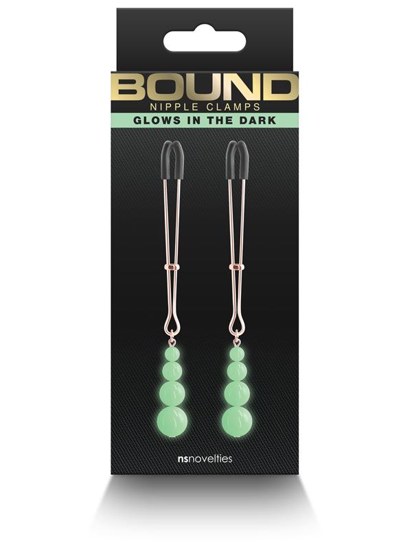 Bound Nipple Clamps G2 Rose Gold NS Novelties