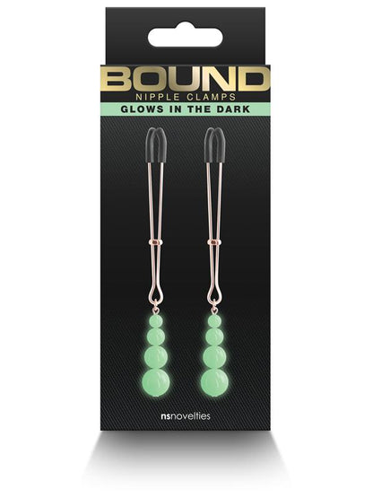 Bound Nipple Clamps G2 Rose Gold NS Novelties