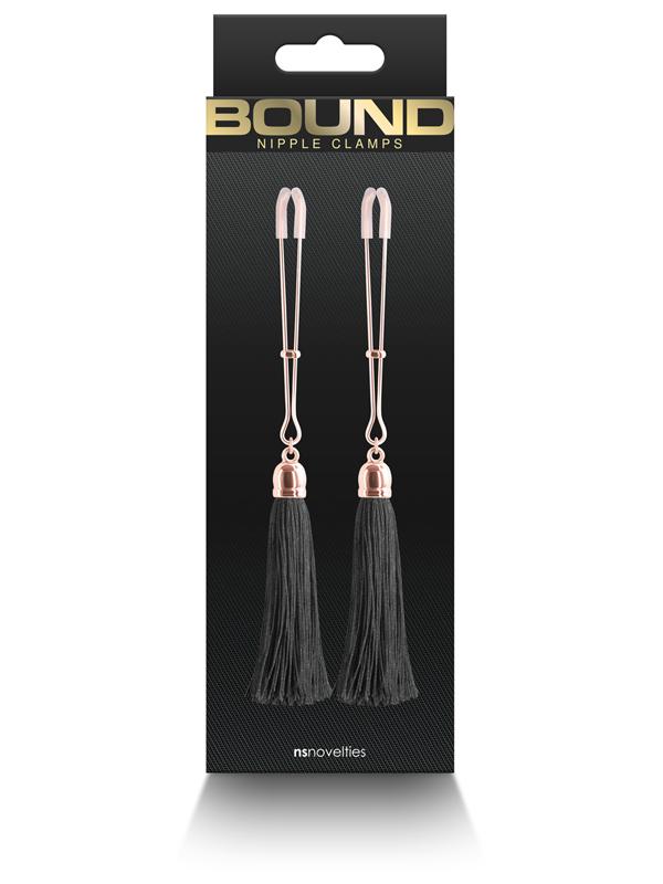 Bound Nipple Clamps T1 Black NS Novelties