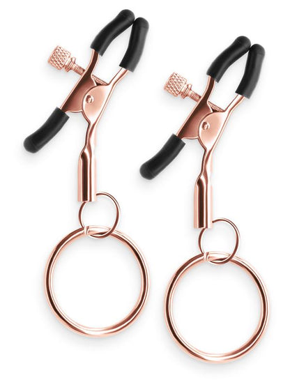 Bound Nipple Clamps C2- Rose Gold NS Novelties