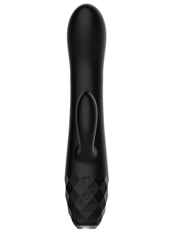 Playful Diamonds The Baroness - Rechargeable Rabbit Vibe Black Playful