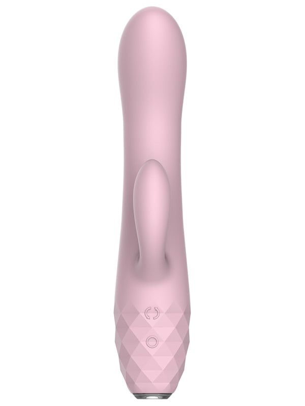 Playful Diamonds The Baroness - Rechargeable Rabbit Vibe Pink Playful