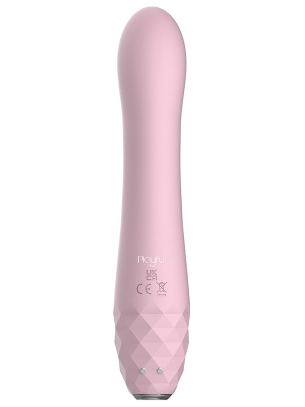 Playful Diamonds The Baroness - Rechargeable Rabbit Vibe Pink Playful