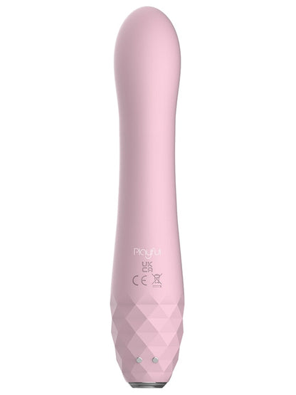 Playful Diamonds The Baroness - Rechargeable Rabbit Vibe Pink Playful